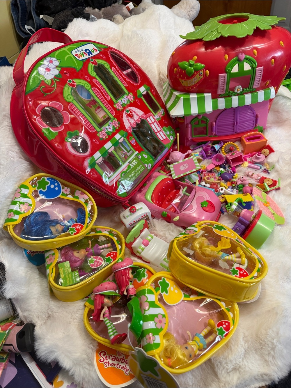 2009 Huge lot of Strawberry Shortcake dolls/accessories - Picture 1 of 12